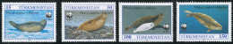 Turkmenistan  40/43  Protección De Animales En Extinción Fauna Foca Seal WWF M - Turkmenistán