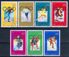 Korea 1978 Mi# 1683-1689 Used - Winter Olympic Games, Sapporo And Innsbruck - Inverno1976: Innsbruck