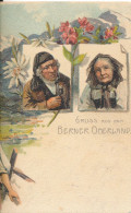 Gruss Aus Dem Berner Oberland Lugano - Extrem Wunderschöne Postkarte - Briefmarken Ab - Bern