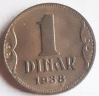 JOEGOSLAVIË : 1 DINAR 1938 KM 19 XF - Jugoslawien