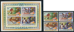 DEP2 Uganda 246/49 + HB 22 MNH - Uganda (1962-...)