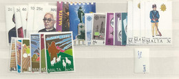 1988 MNH Malta, Year Complete According To Michel, Postfris - Malte