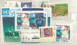 1987 MNH Malta, Year Complete According To Michel, Postfris - Malte