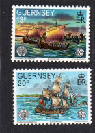 1982 Guersney Mi N° 246/247 : ** MNH, Postfris, Postfrisch , Neuf Sans Charniere - 1982