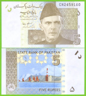 PAKISTAN 5 RUPEES 2009 P-53b  UNC - Pakistan