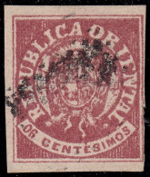 Uruguay 18 1864 Escudo Shield Usado - Uruguay