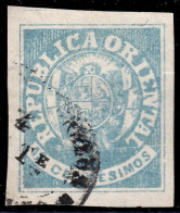 Uruguay 22 1864 Escudo Shield Usado - Uruguay