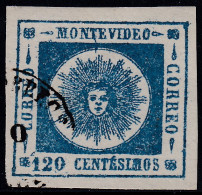 Uruguay 16c 1860/62 Sol De Mayo Usado - Uruguay