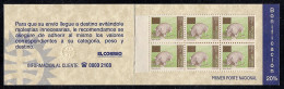 Uruguay C2141B 2003 Serie Antigua Fauna Tatou  Carnet MNH - Uruguay