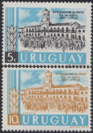 Uruguay 680/81 1960 150 Años De La Revolución De Mayo MNH - Uruguay