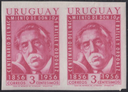 Uruguay 642a 1956 Centenario Del Nacimiento Del Presidente José Battle Y Ordon - Uruguay