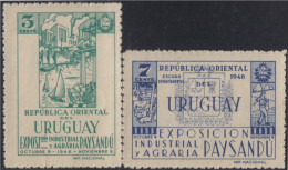 Uruguay 593/94 1948 Exposición De Paysandu MNH - Uruguay