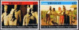 Uruguay 2355/2356 - 20 Años De Relaciones Diplomáticas Con China MNH - Uruguay