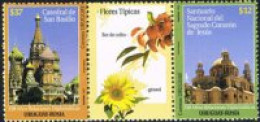 Uruguay 2347/2348 150 Años De Relaciones Diplomáticas Uruguay Rusia MNH - Uruguay