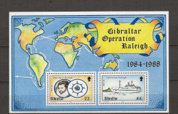 1988 MNH Gibraltar Mi Block 11 Postfris ** - Gibraltar