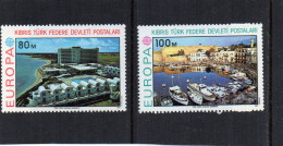 1977 T.Zypern Mi N° 41/42 : ** MNH, Postfris, Postfrisch , Neuf Sans Charniere - 1977