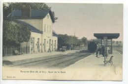 CPA (94 Val De Marne) - SUCY En BRIE - Quai De La Gare - Chemin De Fer, Train - Sucy En Brie