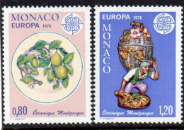 1976 Monaco Mi N° 1230/1231 : ** MNH, Postfris, Postfrisch , Neuf Sans Charniere - 1976