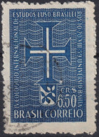 1959 Brasilien ° Mi:BR 966, Sn:BR 899, Yt:BR 683, Lusignan Cross And Arms Of Salvador, Bahia - Usados
