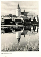 73161024 Regen Blick Ueber Den Regen Zur Kirche Wasserspiegelung Regen - Regen