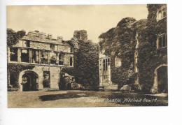 RAGLAN CASTLE. PITCHED COURT. - Monmouthshire