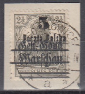 POLEN  14 I, Auf Briefstück, Gestempelt - Used Stamps