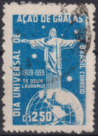 1959 Brasilien ° Mi:BR 968, Sn:BR 901, Yt:BR 686, Christ On Globe - Gebraucht