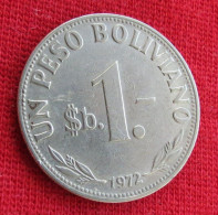 Bolivia 1 Peso Boliviano 1972 KM# 192 Lt 87 *VT Bolivie - Bolivië