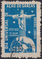 1959 Brasilien ° Mi:BR 968, Sn:BR 901, Yt:BR 686, Christ On Globe - Used Stamps