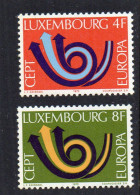 1973 Luxemburg Mi N° 862/863  : ** MNH, Postfris, Postfrisch , Neuf Sans Charniere - 1973