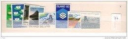 1977 MNH Iceland, Island, Year Complete, Posffris - Komplette Jahrgänge