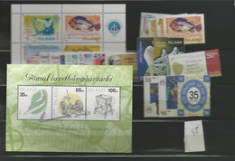 1998 MNH Iceland, Year Complete, Postfris** - Années Complètes