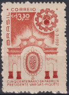 1959 Brasilien ** Mi:BR 967, Sn:BR 900, Yt:BR 685, 50th Anniversary Of President Vargas Gunpowder Factory - Nuevos