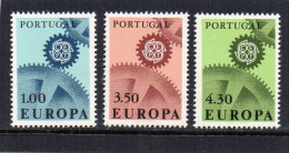 1967 Portugal Mi N° 1026/1028  : ** MNH, Postfris, Postfrisch , Neuf Sans Charniere - 1967