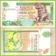 SRI LANKA 10 RUPEES 2001  P-108b UNC - Sri Lanka