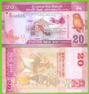 SRI LANKA 20 RUPEES 2010  P-123a UNC - Sri Lanka