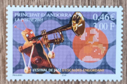 Andorre - YT N°550 - Festival De Jazz D'Escaldes Engordany - 2001 - Neuf - Ungebraucht