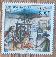 Andorre - YT N°551 - La Cuisine Du Conseil Général - 2001 - Neuf - Nuovi