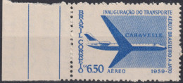 1959 Brasilien ** Mi:BR 969, Sn:BR C91, Yt:BR PA79, Inauguration Of Brazilian Jet Transport - Caravelle - Luchtpost