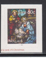 2013 Ireland Christmas Noel Navidad Stained Glass Complete Set Of 1 MNH @ BELOW FACE VALUE - Neufs