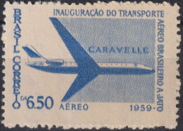 1959 Brasilien ** Mi:BR 969, Sn:BR C91, Yt:BR PA79, Inauguration Of Brazilian Jet Transport - Caravelle - Airmail