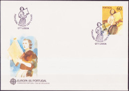 Europa CEPT 1985 Portugal FDC Y&T N°1634 - Michel N°1656 - 60e EUROPA - 1985