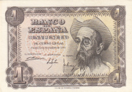 CRBS1092 BILLETE ESPAÑA 1 PESETA 1951 SERIE A SIN CIRCULAR - Andere & Zonder Classificatie