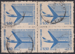 1959 Brasilien ° Mi:BR 969, Sn:BR C91, Yt:BR PA79, Inauguration Of Brazilian Jet Transport - Caravelle - Aéreo