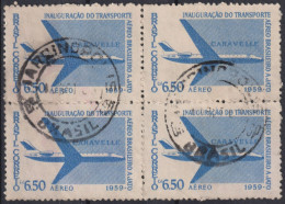 1959 Brasilien ° Mi:BR 969, Sn:BR C91, Yt:BR PA79, Inauguration Of Brazilian Jet Transport - Caravelle - Aéreo