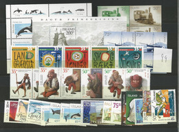 1999 MNH Iceland, Year Complete, Postfris** - Années Complètes