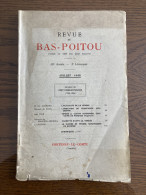 Revue Du Bas-Poitou 1943 3 LA GARNACHE - Poitou-Charentes