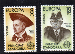 1980 Andorra MI N° 131/132 : ** MNH, Postfris, Postfrisch , Neuf Sans Charniere - 1980