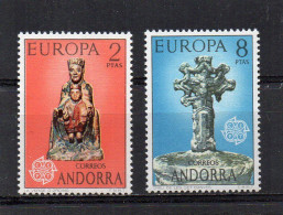 1974 Andorra MI N° 88/89 : ** MNH, Postfris, Postfrisch , Neuf Sans Charniere - 1974