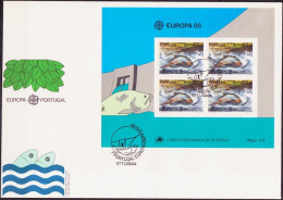 Portugal FDC 1986 Y&Tn°BF51 - Michel N°B50 - 68,50e EUROPA - FDC